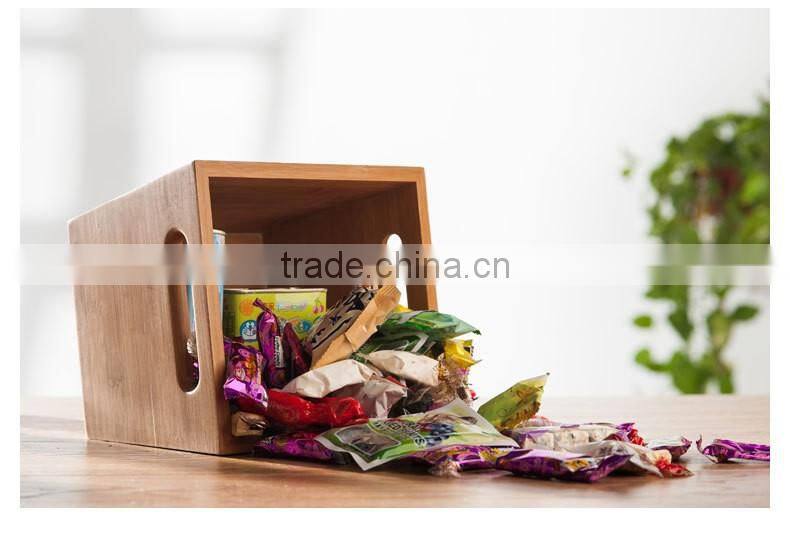 Practical Natural Made Bamboo Product Office Storage Bamboo Box