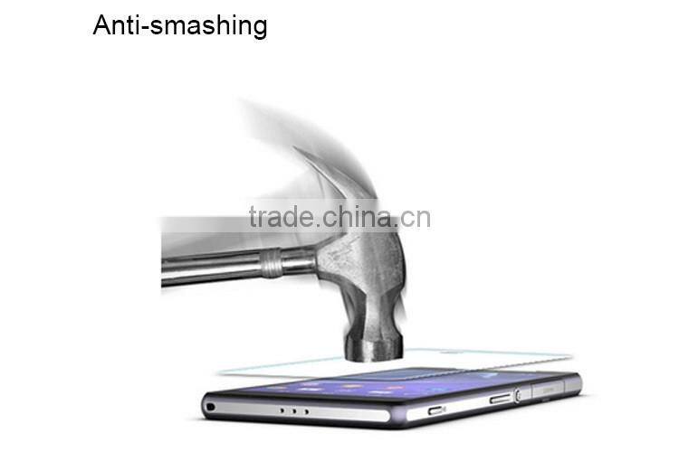 Anti-fingerprint 3d full cover tempered glass screen protector for sony XY