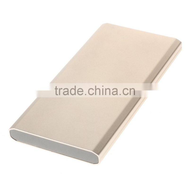 8000mAh Metal Power Bank Charger Dual USB Output Shake Control for iPhone/for Samsung/for Sony/for HTC/ for Xiaomi