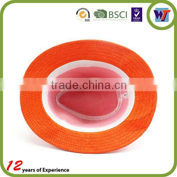 Fedora Trilby Cap Cowboy Summer Beach Sun Straw Hats