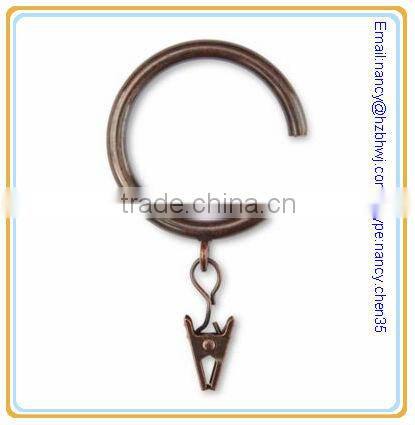 Designer Oval Passing Curtain Pole C Ring