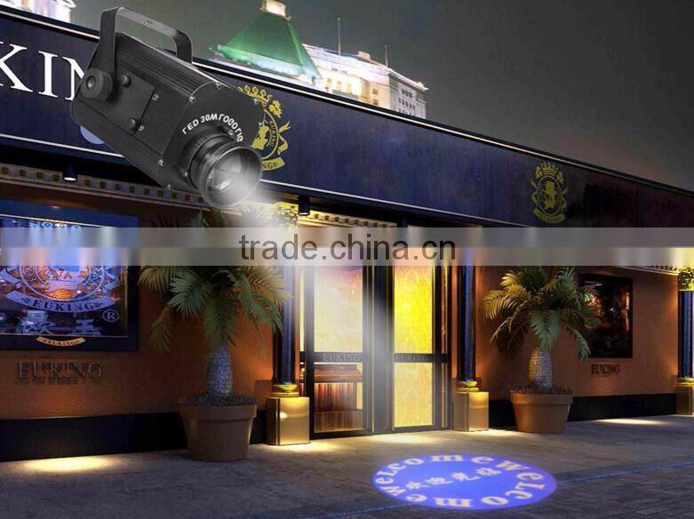 Most popular hot selling LED 30W logo light gobo projector / led beam light