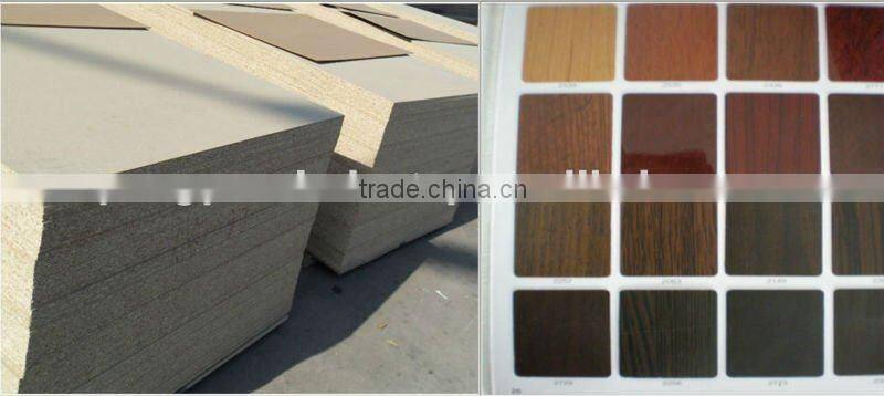 1220x2440MM Green particle board/chipboard/ melamine particle board, laminated board