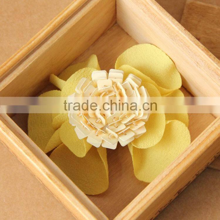 MYLOVE high quality yellow flower hairpins brand hair accessory