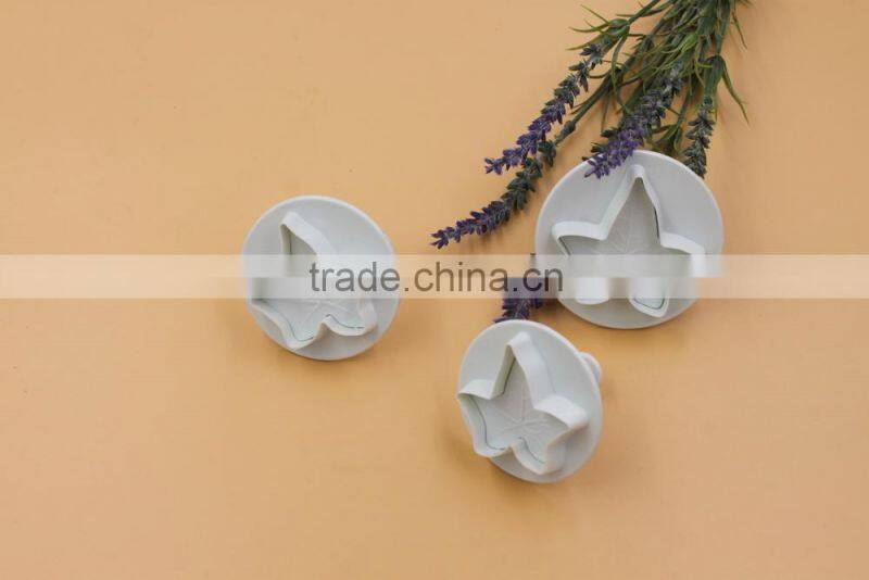 ZiNuo 3pcs cake fondant decorating honey bee plunger cutter