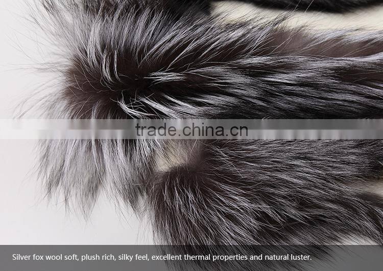 factory sale animal fur mink vest fox fur vest for ladies