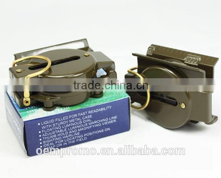 American multi-functional Army green Metal compass