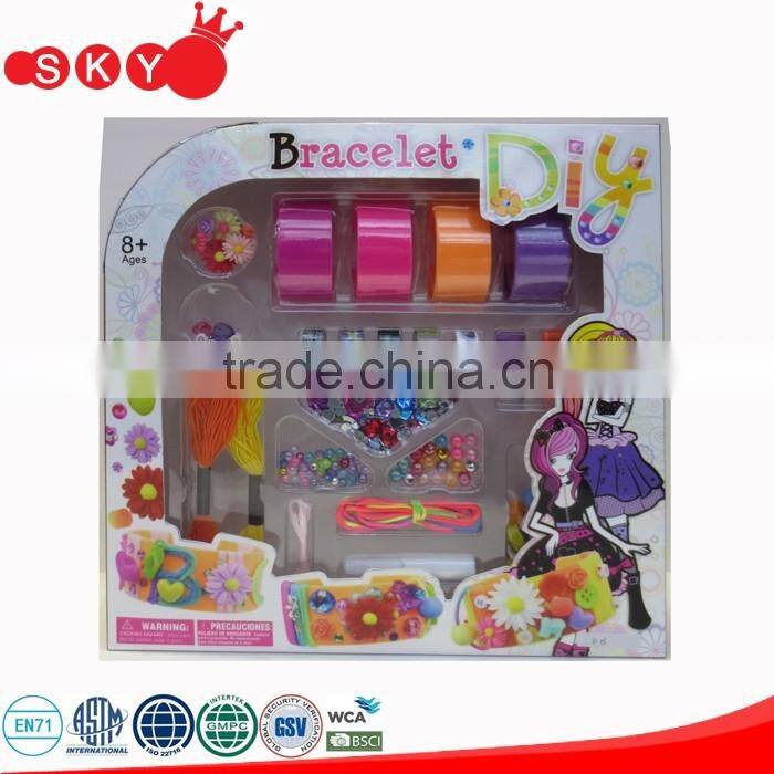 2016 Plastic DIY beauty beads educational girl play game party comestic kids dresses up make over cosmetics