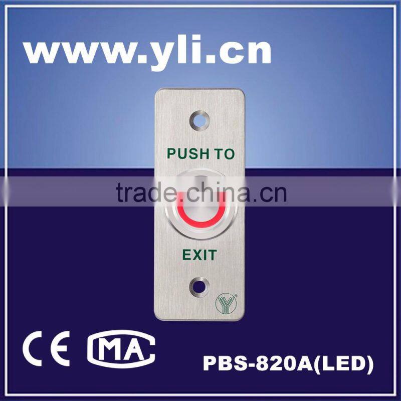 Piezoelectric Exit Button with LED(Stainless steel)
