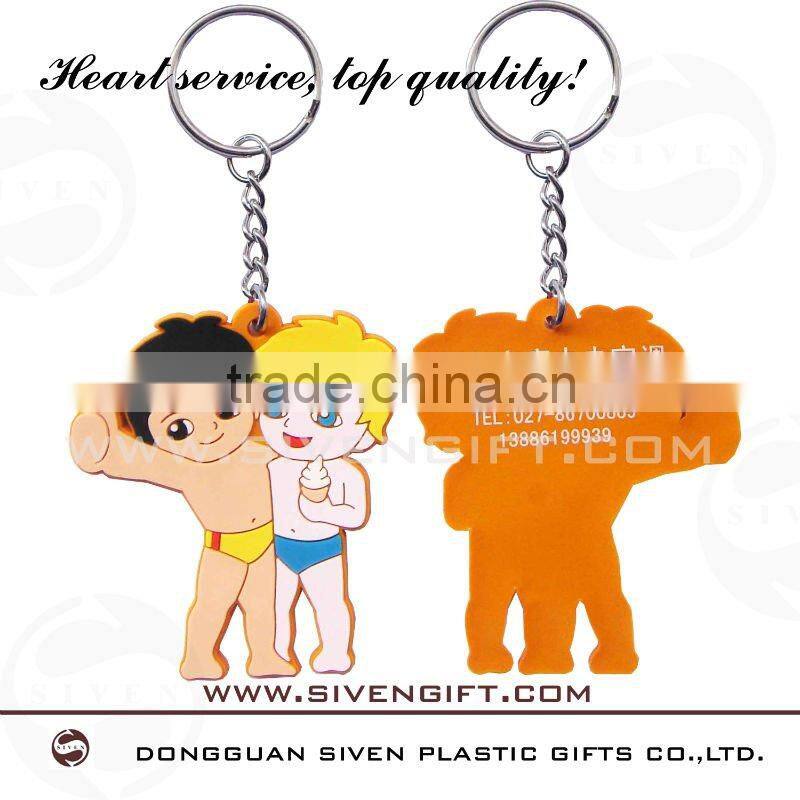 2012 Cute motor figures car keychain with high quality pvc for promotion