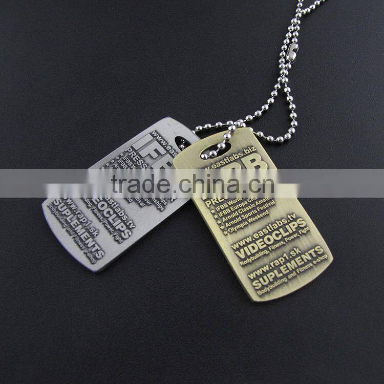 Made In China Wholsale Cheap Custom Metal Dog Tag For People