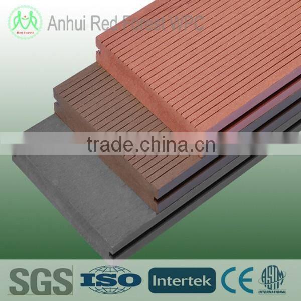 outdoor bamboo plastic decking flooring water proof