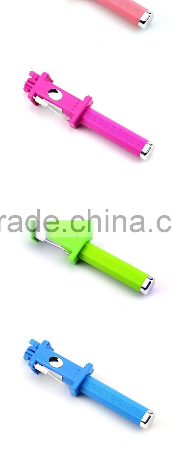 Light weight extendable stick universal removable selfie stick for phone with customized logo