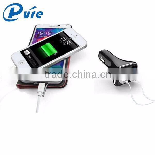 2016 Newest colorful multi usb ports car charger for iphone ipad with 5V 4.8A car charger with LED display