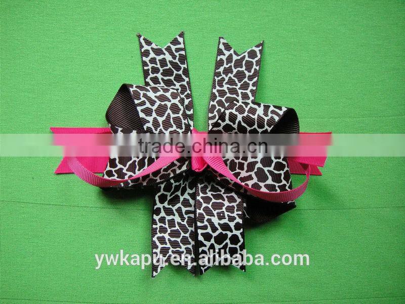 Popular new style lovely ribbon bow for girl