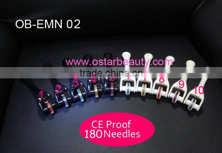 Personal derma rolling 180 micro derma roller needle roller