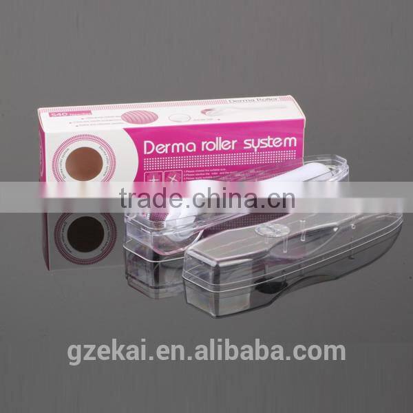 Best Titanium 540 needles derma roller for skin rejuvenation and scar removal