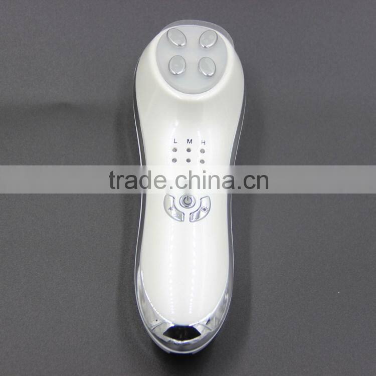 Hot sell facial machine with Led light therapy and galvanic face beauty massager