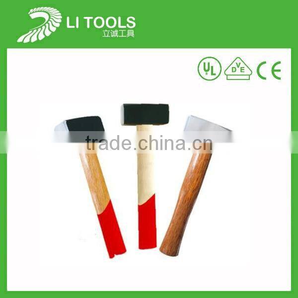 Wood handle Top sale Carbon steel stone breaking hammer