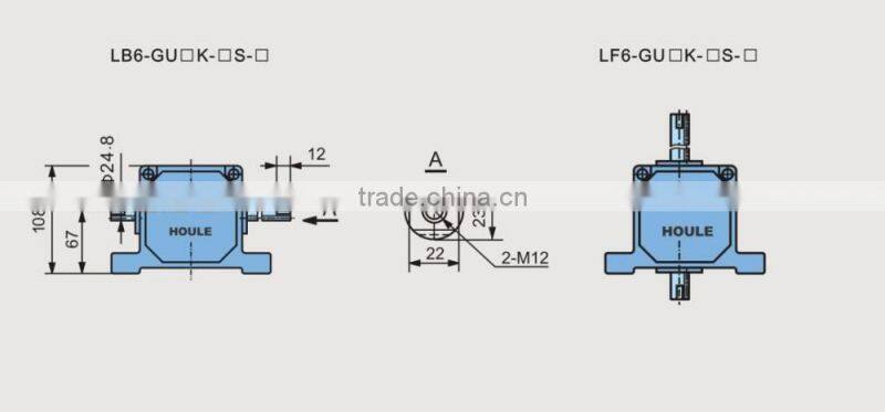 HOULE high quality linear type 140W-250W reducer gear motor
