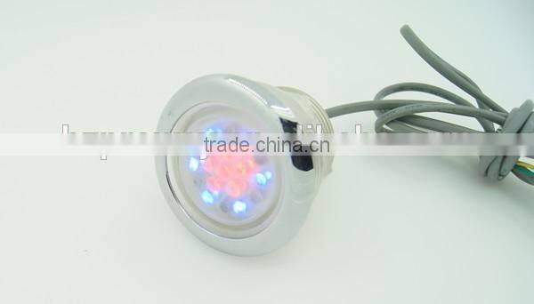 AC12V ABS Chrome Cover RGB Color Bathtub Under Water LED Lights