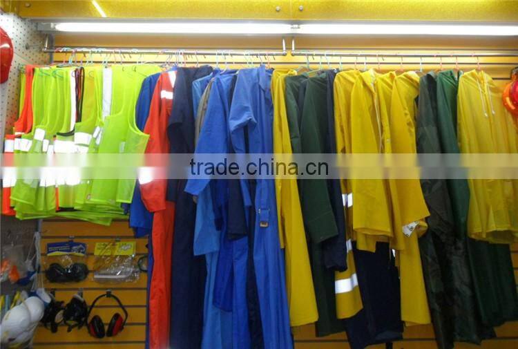 China high quality Fluorescent Yellow safety warning signal vest roadway work jacket reflective tape