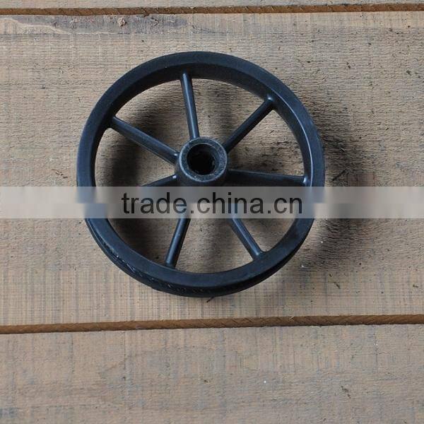 190mm small PU plastic front caster wheel