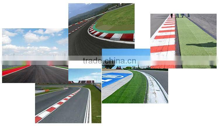UV stabilized chemical resistant deceleration grass mat for race circuit