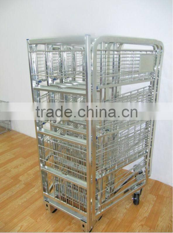 wire and tube frame stackable dairy contianer