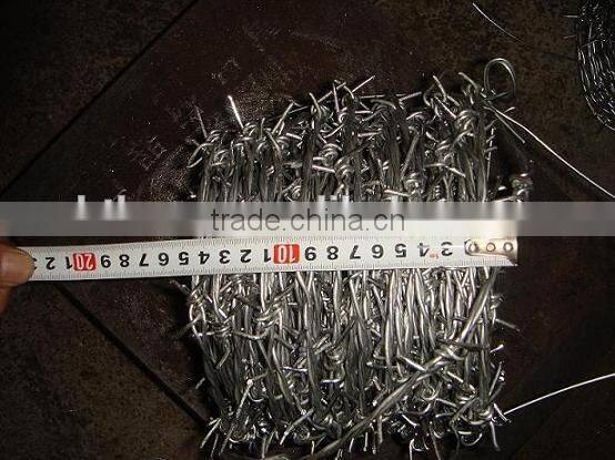 Factory price ! Galvanized/PVC coated barbed wire manufacturer (20 years factory)