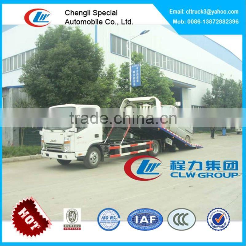 JAC slide flat bed recovery truck