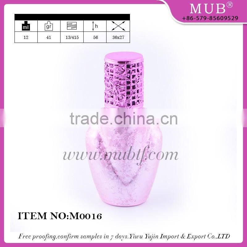 M0014 roll bottle glass bottle aluminum perfume bottle wholesale