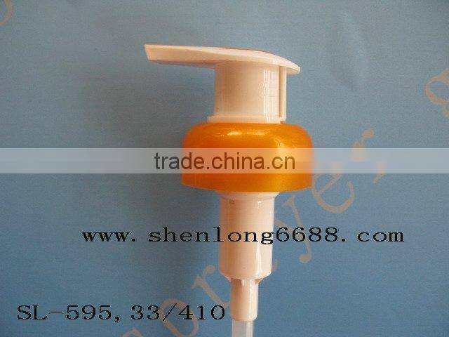 plastic smooth cosmetic lotion pump (SL-595,33/410)