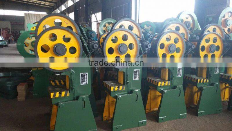 J23-16T C-frame Power Press , Mechanical Metal Stamping Machine Flywheel Punching Press Machine