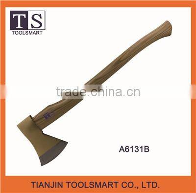 Fireman axe working labour felling cuting kitchen hatchet with wooden or fiberglass handle