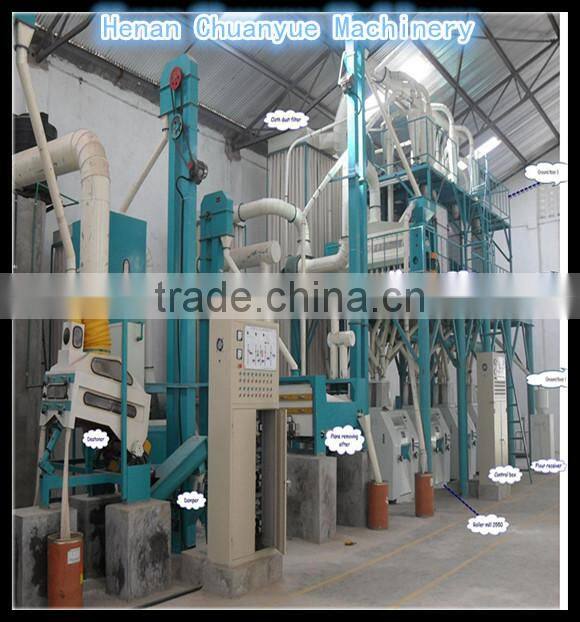 Low consumption 30TPD wheat flour milling machines with price for fine wheat flour