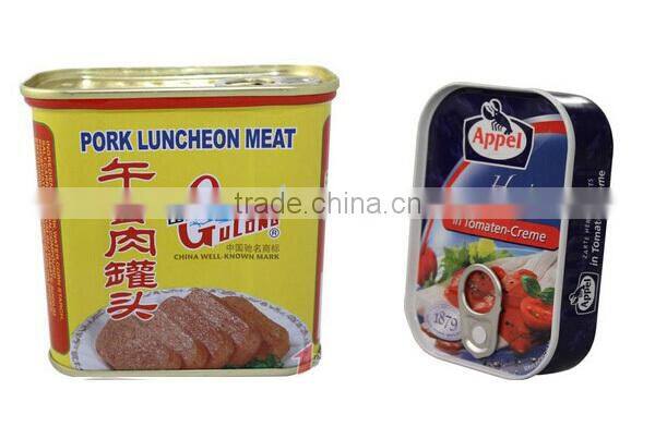 Irregular canned fish can Automatic tin can seaming machine