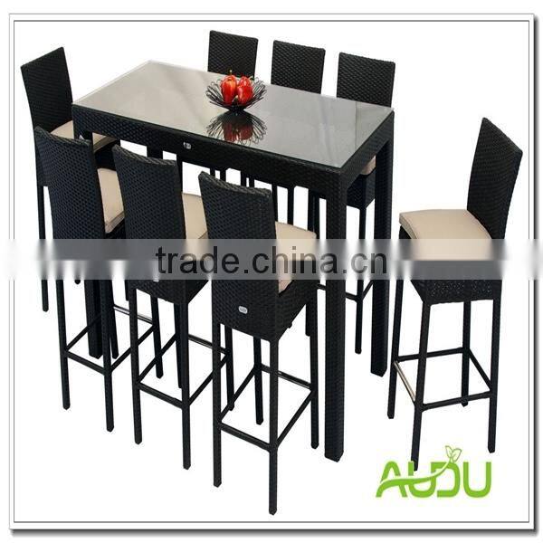 Restaurant Outdoor High Back Rattan Chair