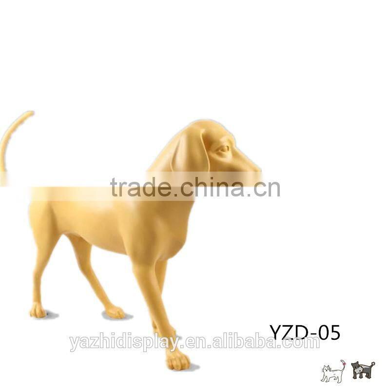 New arrival fiberglass display dog mannequin,fiberglass animal stutue