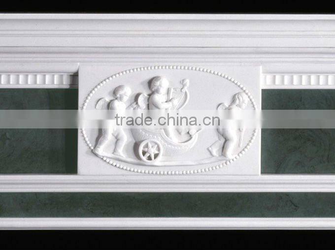 English Simple Style Marble Mantal