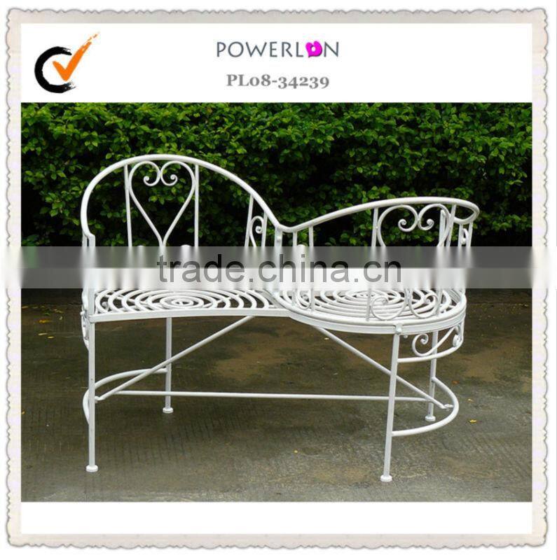 Powerlon Romantic Wrought Irons Lover's Benches