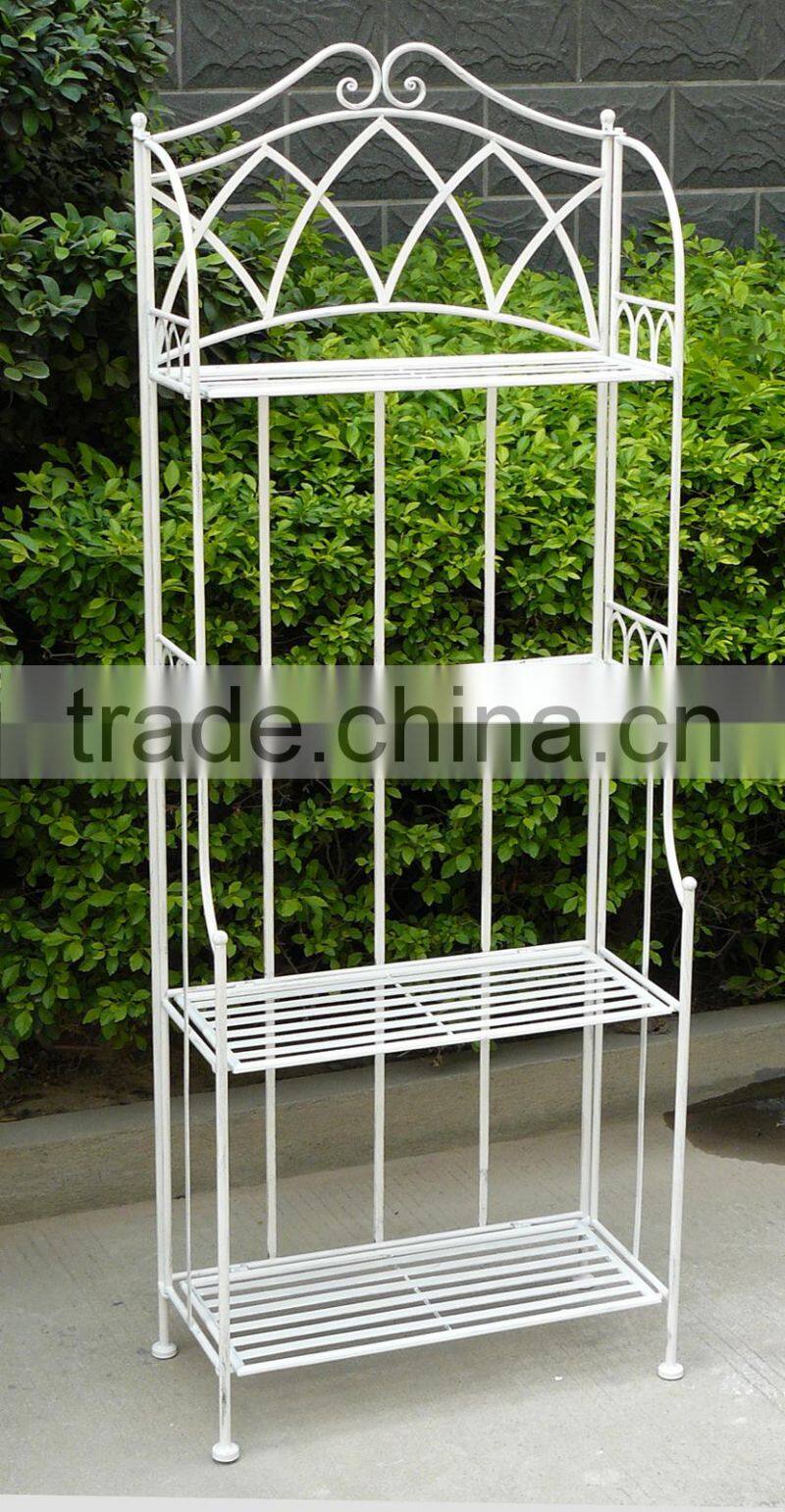 Hot Sales Classical Metal bathroom wrought iron shelf 4 Tier Shelf