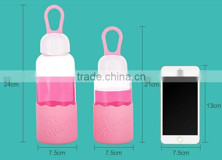 crystals water bottle with silicone cover,sports water bottles