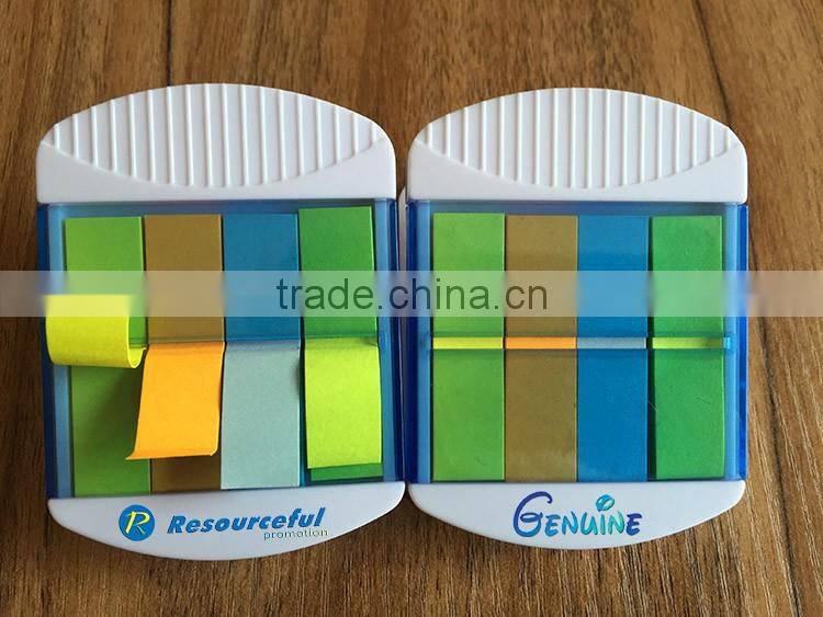Under 1 dolar gift Newest design note clip promtion plastic sticky notes magnet paper clip