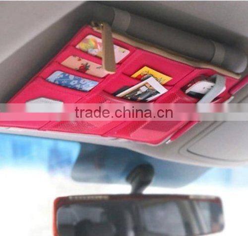 Multi-functional Auto Car Clip Sunvisor Car Storage Bag