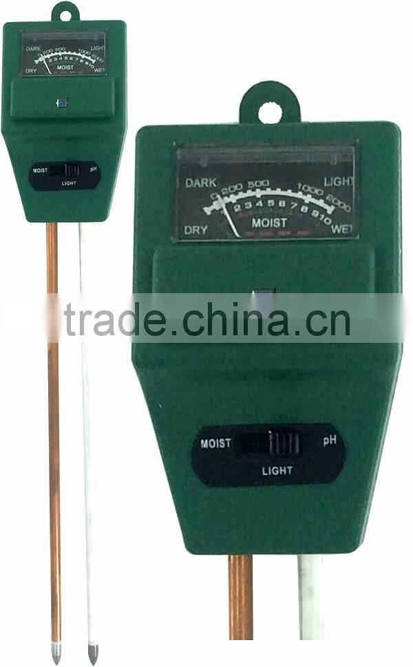 3-in-1 Soil Meter for moisture PH Light Gardening Tester