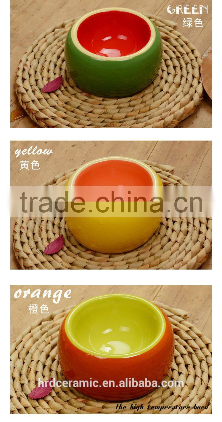 Pastoral style ceramic sauce saucer , tableware flavored sauce dish , jam dish