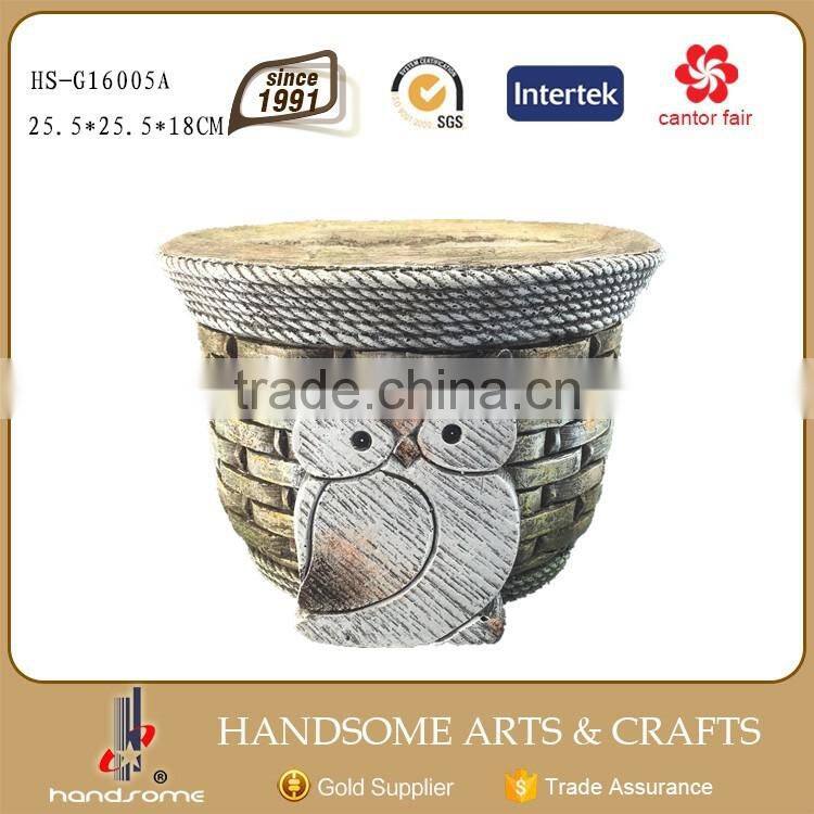 26 CM Magnesia Craft Flower Pot Flying Bird Garden Ornament
