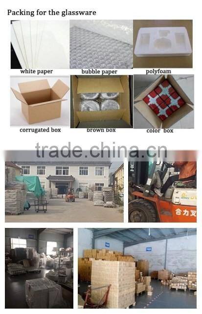 Colored Decorative design glass cock handicrafts home decor