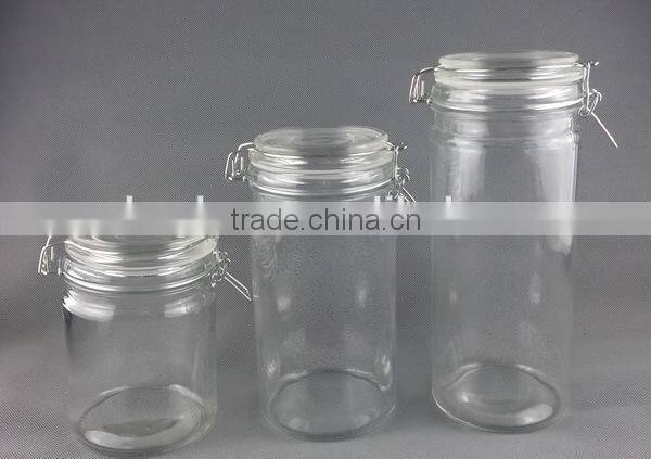 glass storage jar for food /nuts/dessert